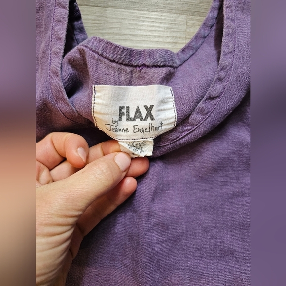 Flax Purple Raglan Sleeve Midi Dress - Picture 5 of 7